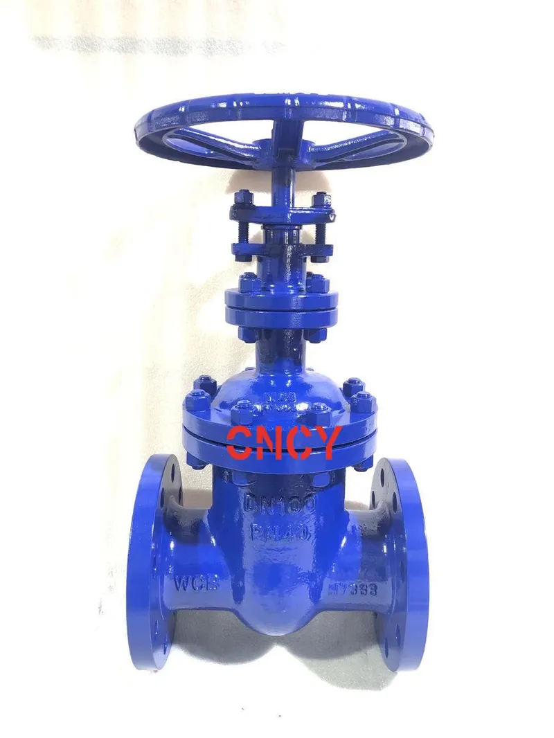 DIN3352 Wcb Pn40 Pressure DN100 Handwheel Operation Gate Valve Manufacturer