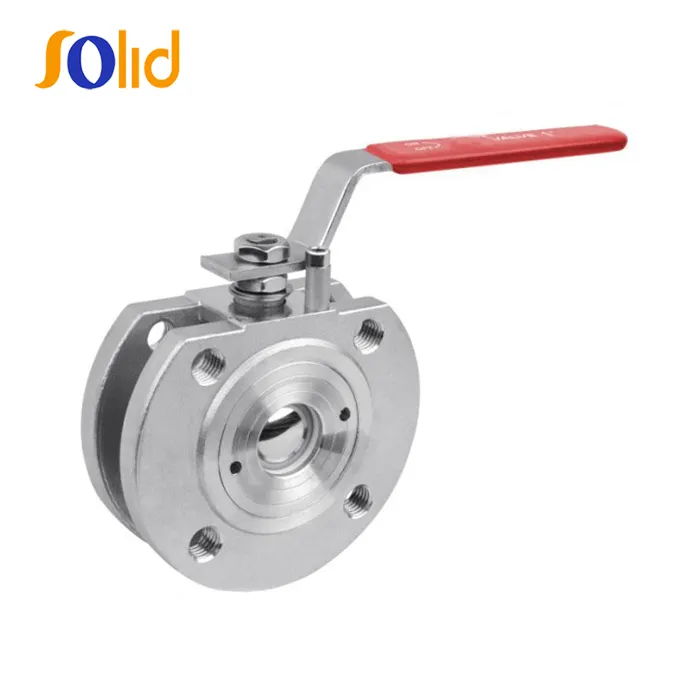 Sanitary Wafer Flange Type Pn25 1PC Ball Valve