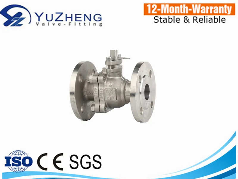 Dn15~Dn100 Stainless Steel 2PC Pn63 Flanged Ball Valve