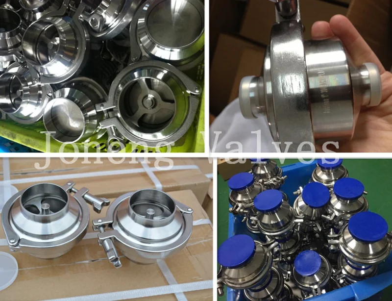 Stainless Steel DIN Sanitary Non Return Valve Fitting Check Valve