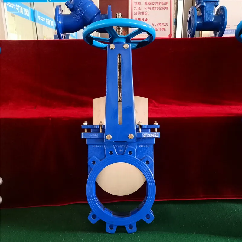 Qt400 EPDM Seat Knife Gate Valve with Handwheel