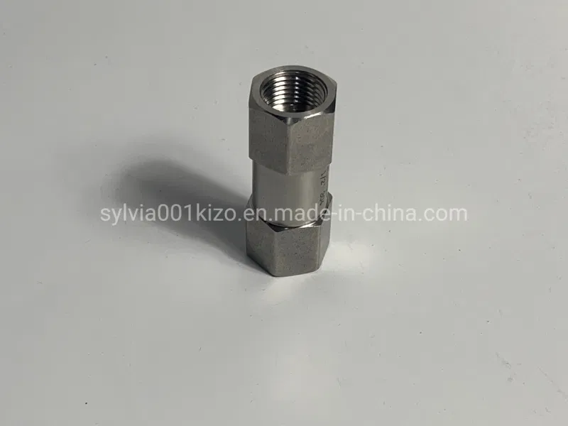 1/2" NPT Male Threaded Non Return Stainless Steel Check Valve