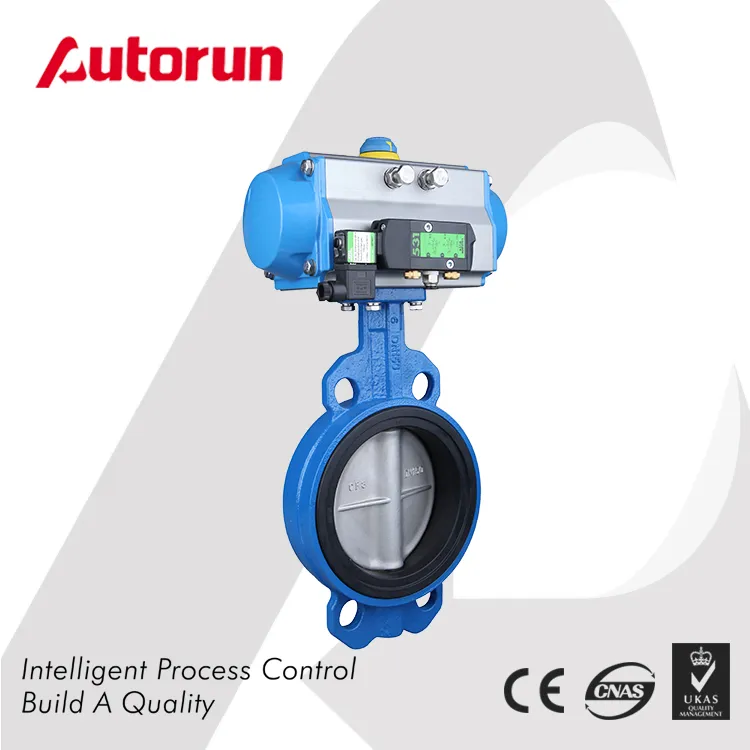 Pneumatic Wafer Butterfly Valve