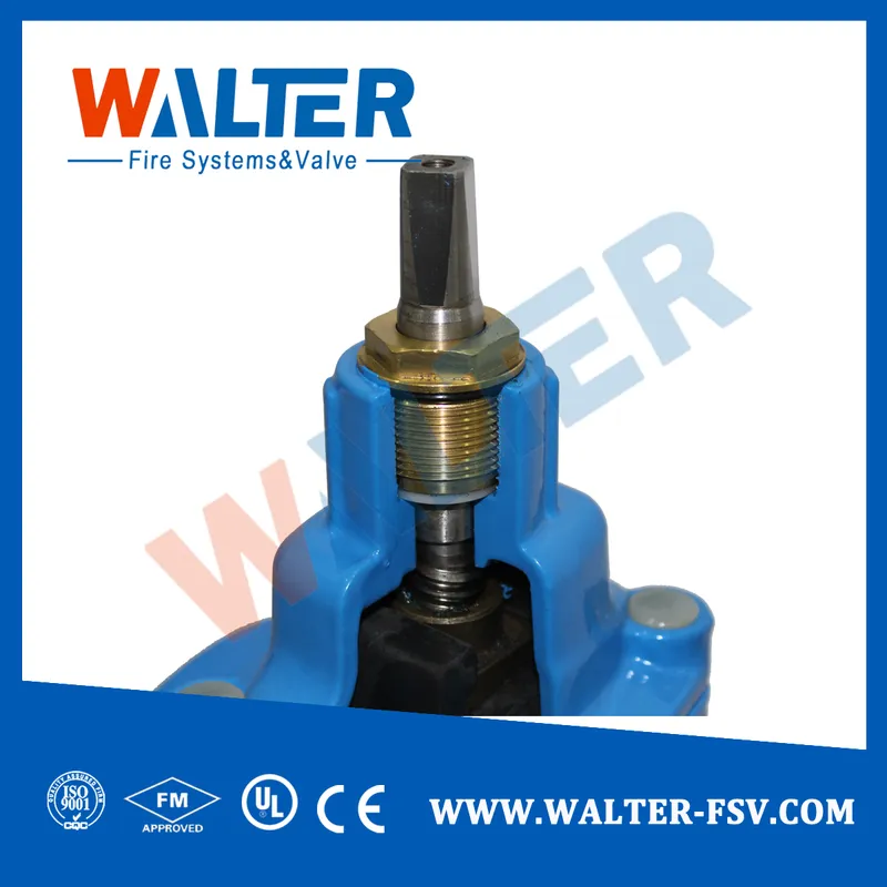 BS5163 Cast Iron Resilient Nrs Gate Valve