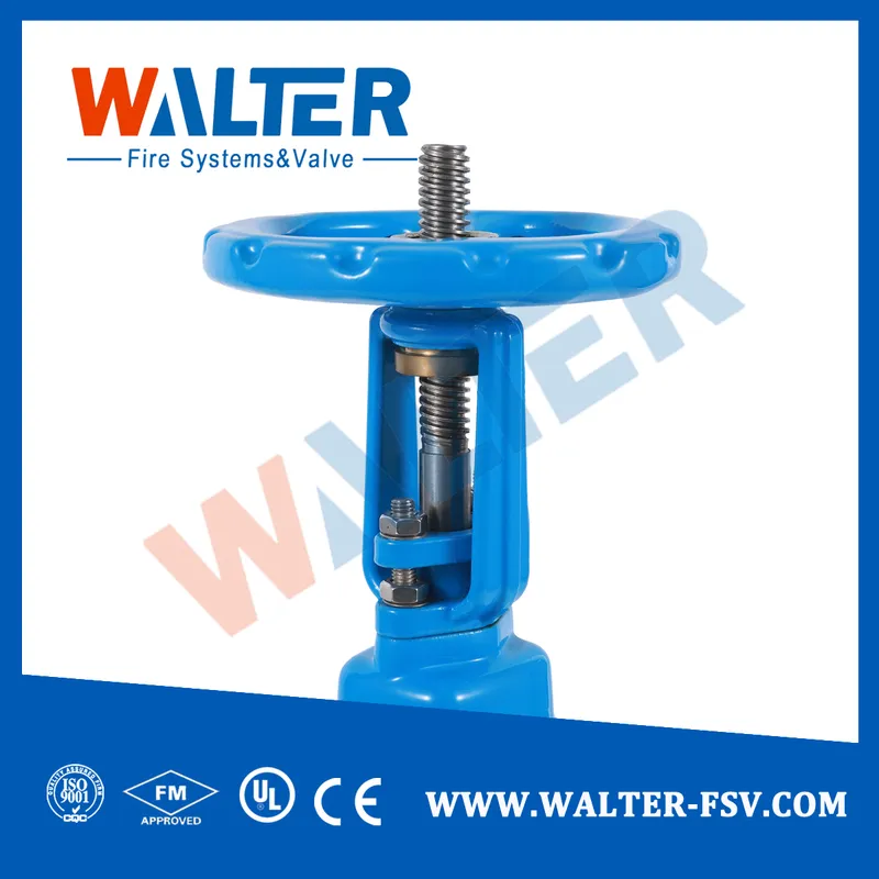 DIN Pn16 F4 Gate Valve Resilient Seat with Flange End