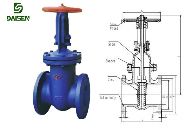 Industrial Valve Pn10/16 Wedge Gate Valve Z41t/W/H-10/16q