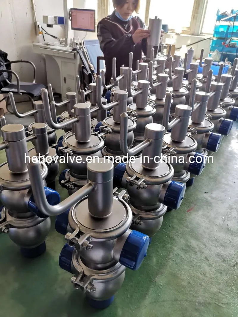 Sanitary Stop Valve Stainless Steel Stop Reversing Valve