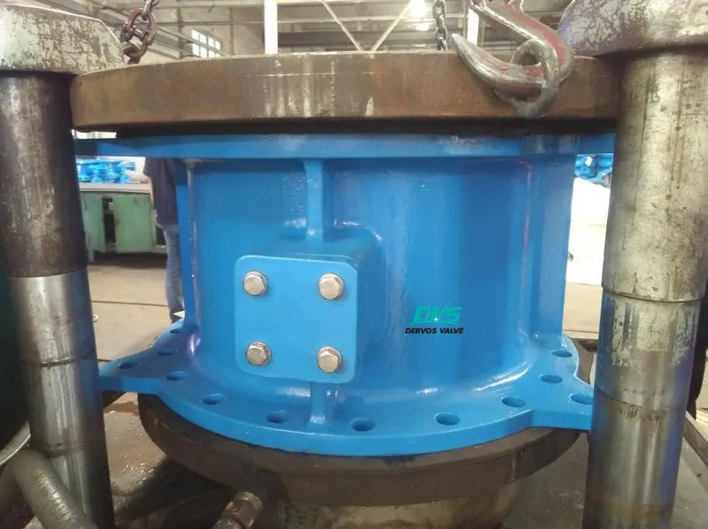 Pn10 DN500 Butterfly Valve Double Offset Flanged Ends