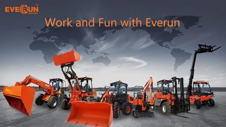 Everun Er416t 4WD Front End Loader with Oscillating Floating Structure