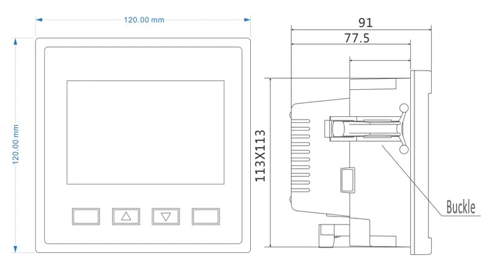 Yidek Yd-9ck-100 Intelligent Low Voltage Reactive Power Compensation Controller