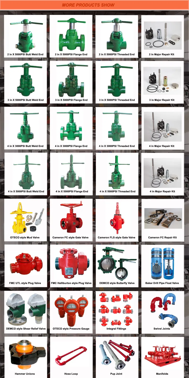 Cameron Demco Style Gate Valve Dm 5000psi API6a China