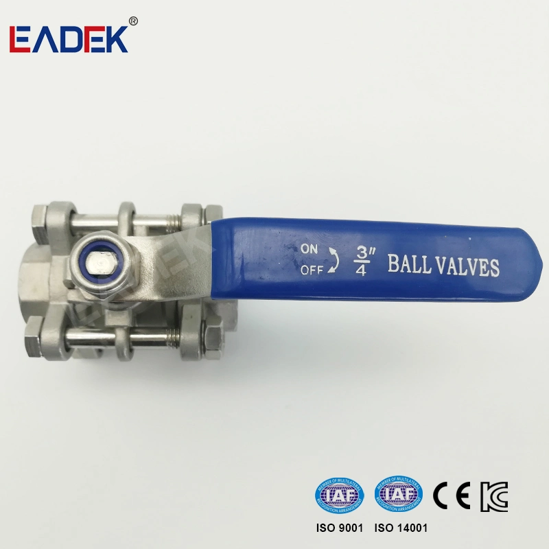 Ss Stainless Steel Threaded Ball Valve 1000wog