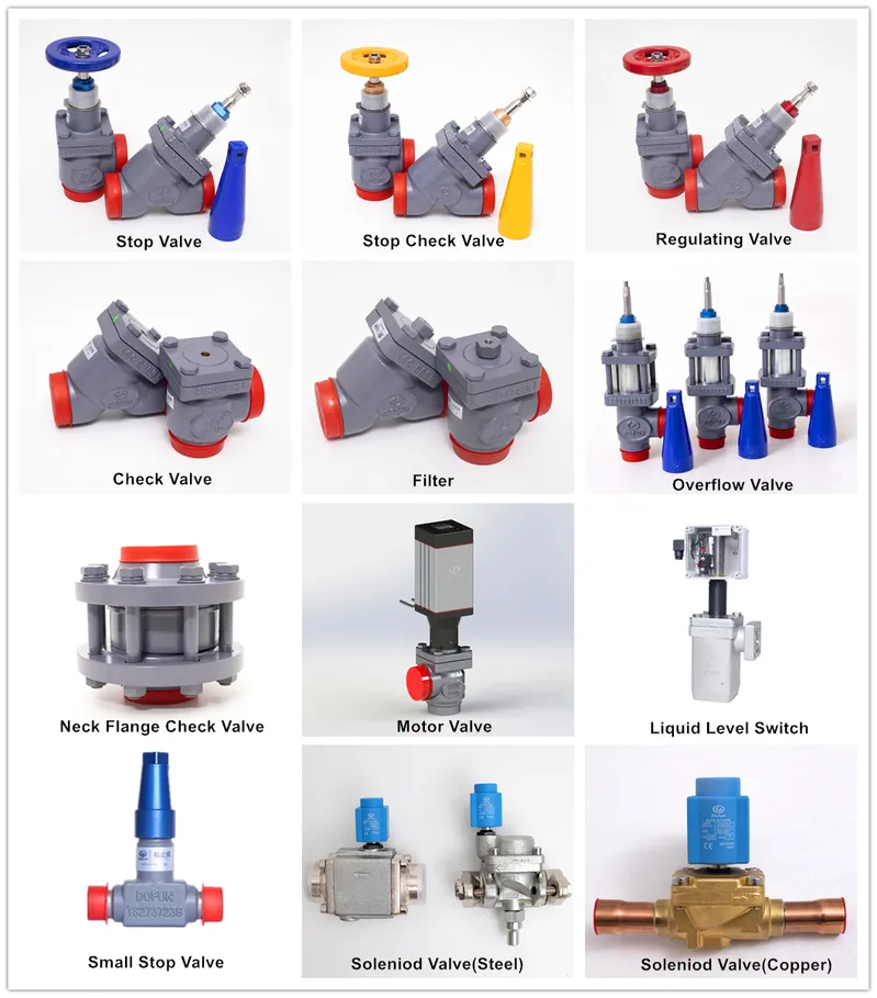 Ammonia Straight Stop and Check Valve for Cooling System