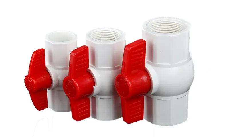 High Quality Thicken Water Valve Manufacturer PVC Valve Plastic Ball Valve