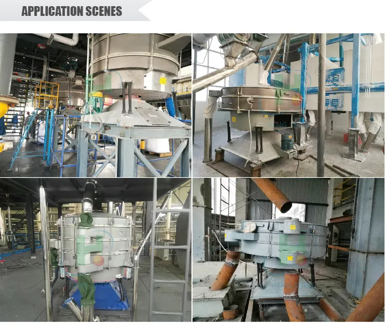 Large Output Vibrating Screening Swinging Vibrating Screen Sieve Machine