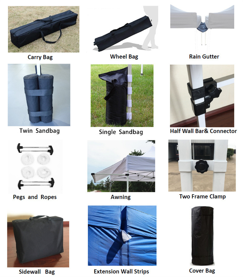 3X3m Steel Outdoor Pop up Marquee Waterproof Tent for Promotion