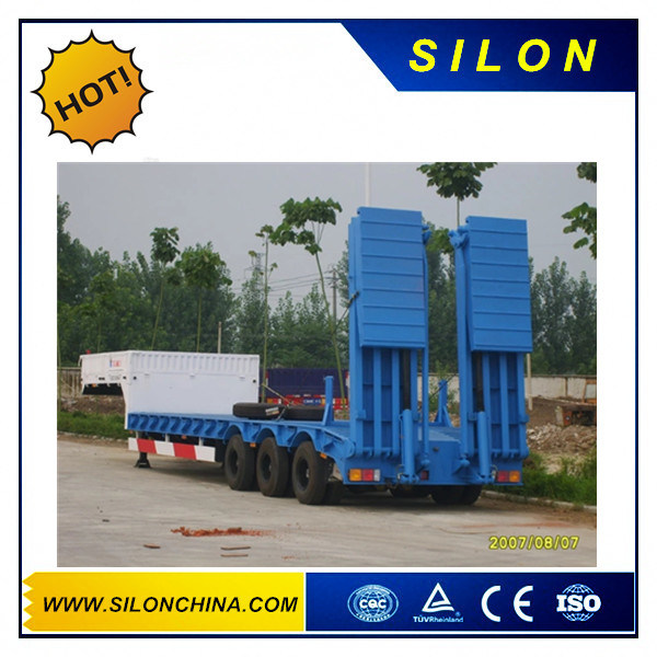 40FT 20FT Container Chassis Lowbed Semi Trailer Flatbed Semi Trailer for Sale