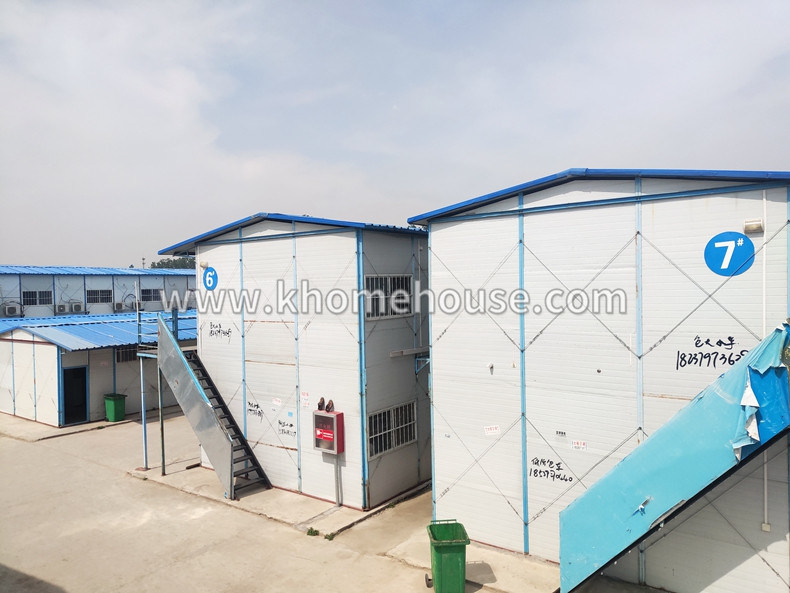 Sandwich Panel Worker Accommodation Prefab Bunk House