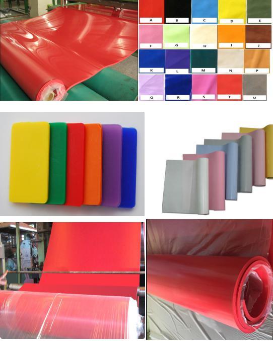 Abrasion Resistant Rubber Sheet with One Side Smooth and One Side Buffed