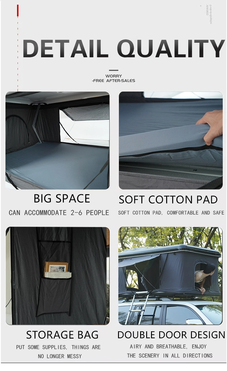 Waketm Outdoor Waterproof Easy up Geodesic Camping Relief Canopy Camp Luxury Glamping Trailer Wall Tent