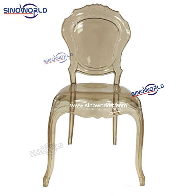 Hot Sale Transparent Acrylic Resin Belle Epoque Chair with Arms