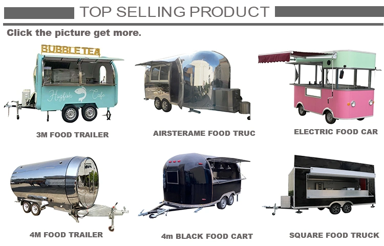 Airstream Traction Kiosk Caravan Camping Trailer Food Truck Mobile Food Trailer