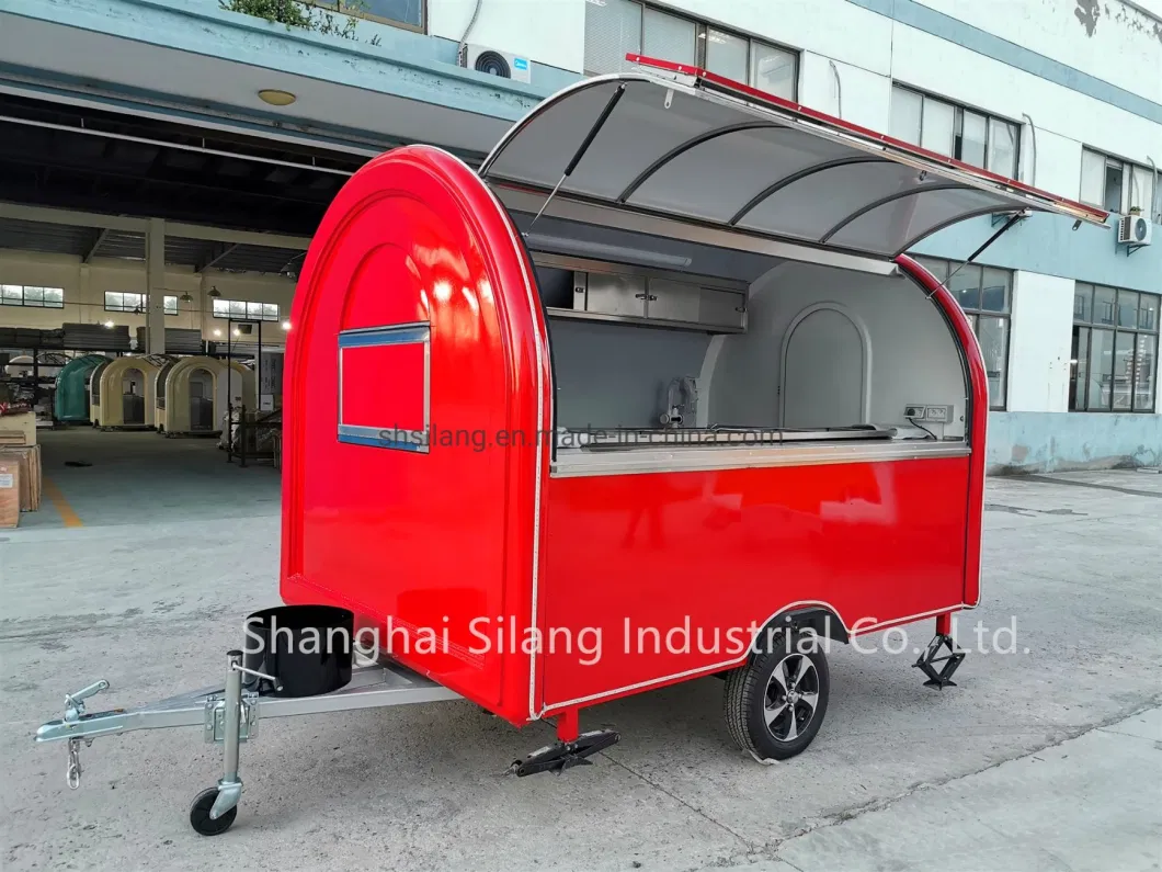 2020 Hot Food Cart Camper Trailer Food Cart Sale for UK