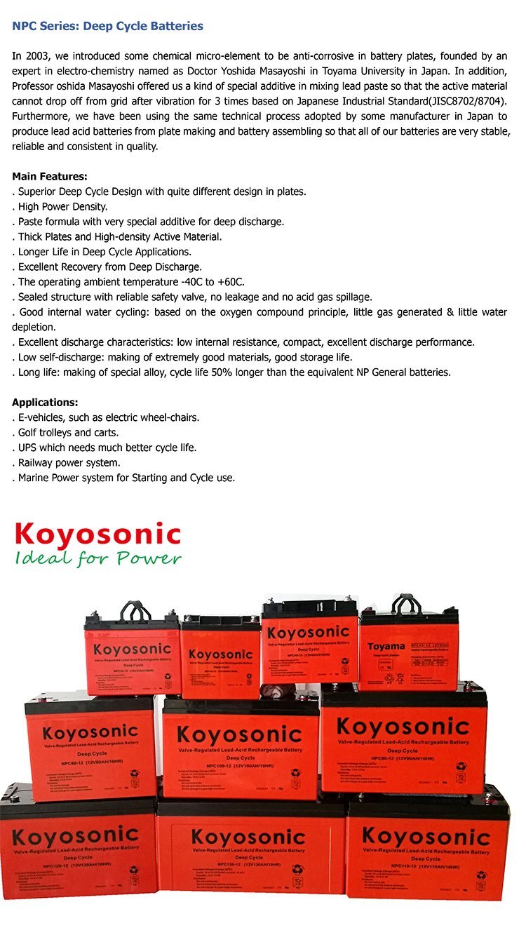 Caravan Camping Batteries Deep Cycle Battery 6V LiFePO4 Caravan Battery