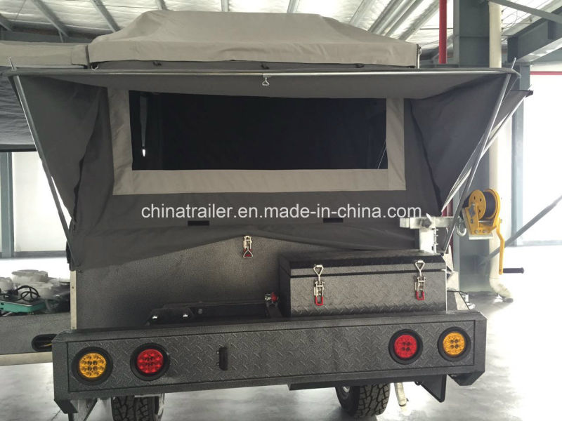 Hard Floor Forward Folding Camper Trailer with Adr Certificate