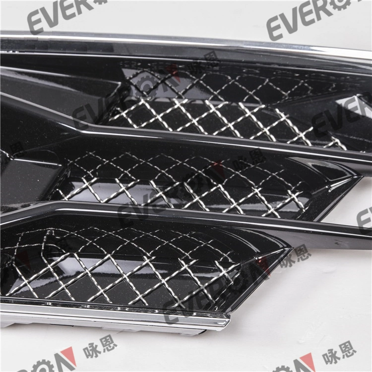 Auto Front Grille Car Modified Fog Lamp Grille for 2016-2017 A6 to W12