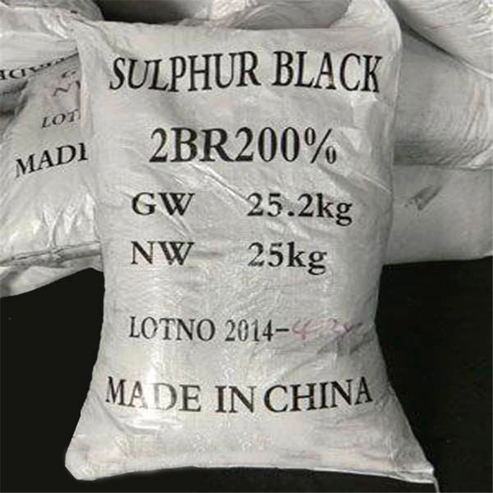 Black Dyestuff 200% 220% Sulfur Black 1326-82-5 Sulphur Black