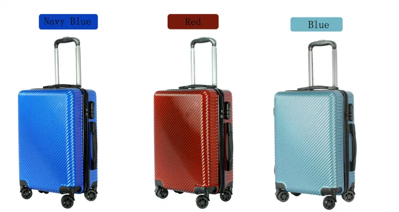 2019 New Material Novel Design ABS+PC Travel Luggage Set