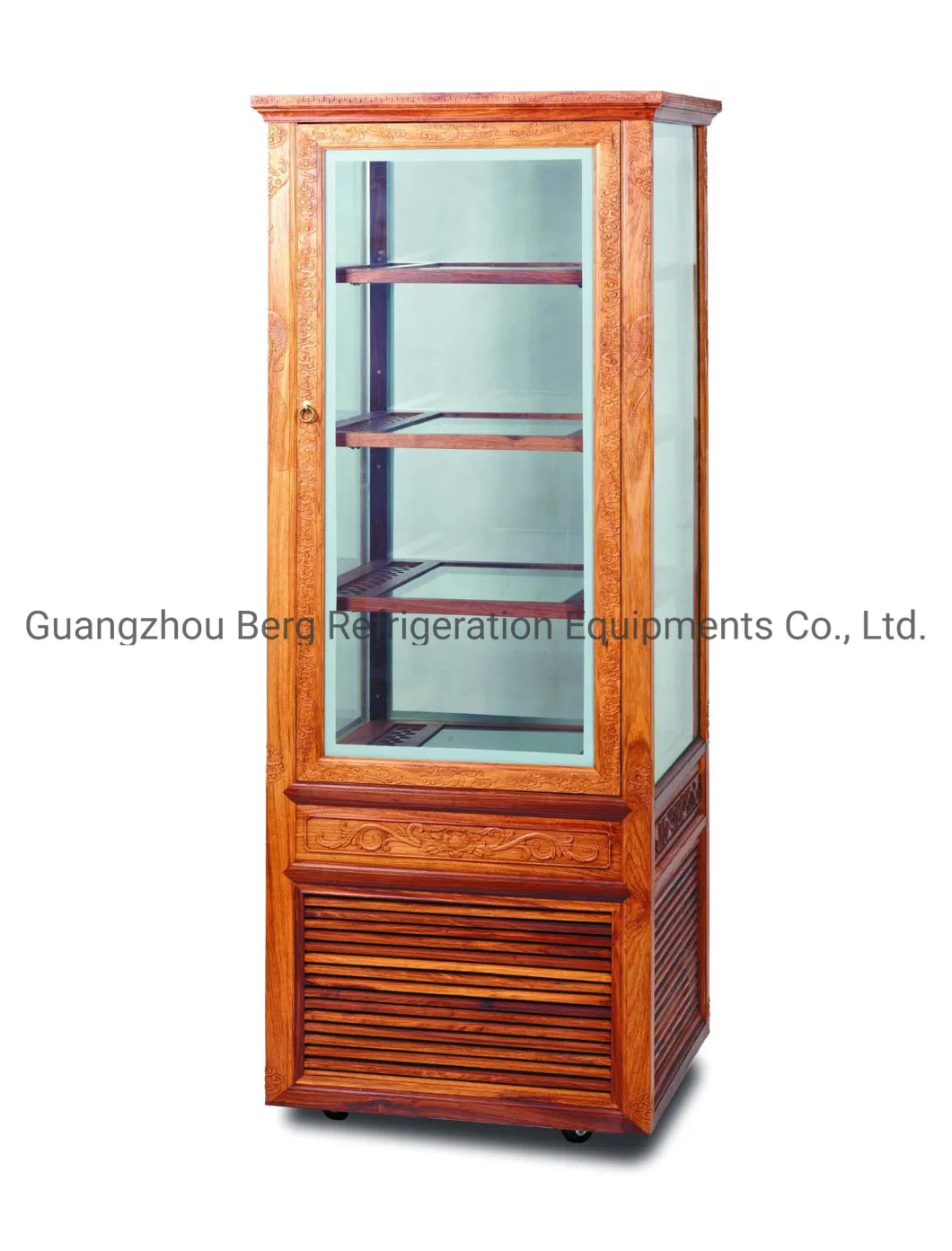 New Product Rotating Upright Cake Bread Pastry Cooling Showcase