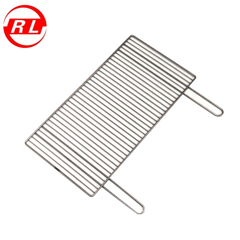 Stainless Steel Cooking Grid Grate with Handle for BBQ Grill Accessories