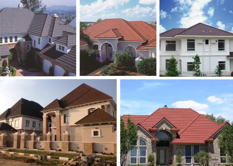 Metal Roof Material Stone Coated Metal Roof Tile