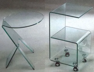 Curved Tempered Hot Bending Glass for Table Chair Furniture