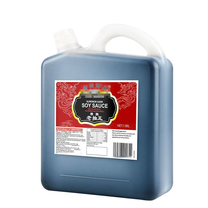 Chinese Wholesale Condiments Halal Light Soy Sauce with Private Label