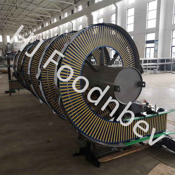 Spiral Belt Cooling Chilling Conveyor for Sale/Bread Pizza Spiral Cooling Screw Conveyor