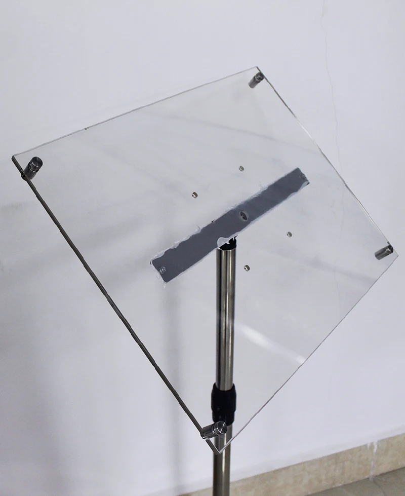 A3 Metal Floor Acrylic Brochure Sign Holder Display Stand