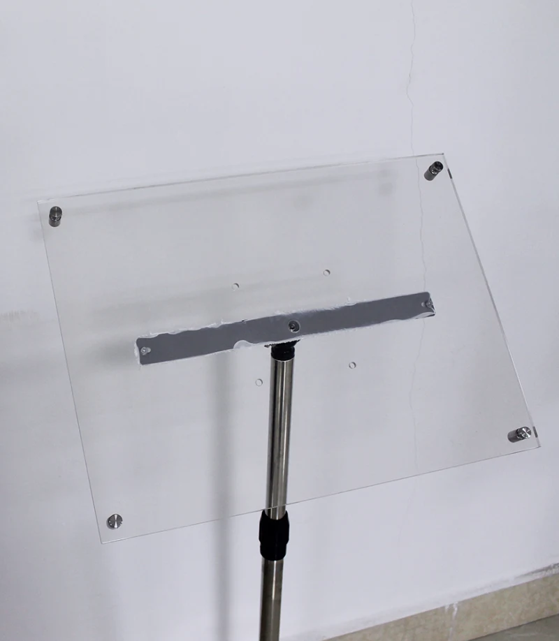 A3 Metal Floor Acrylic Brochure Sign Holder Display Stand