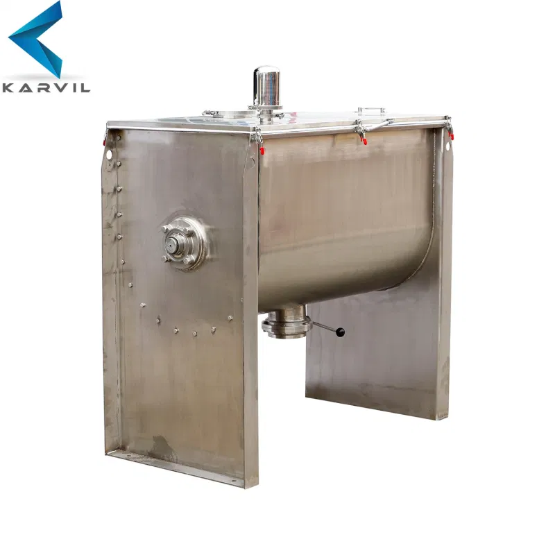 Horizontal Spiral Ribbon Spice Mixer for Powder