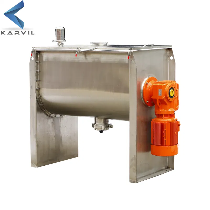 Horizontal Spiral Ribbon Spice Mixer for Powder