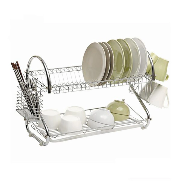 Wholesale Stainless Steel Silicone Roll up Dish Drying Rack