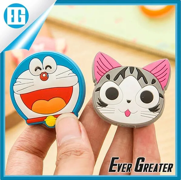 Funny 3D PVC Doraemon and Numbers Rubber Fridge Magnet