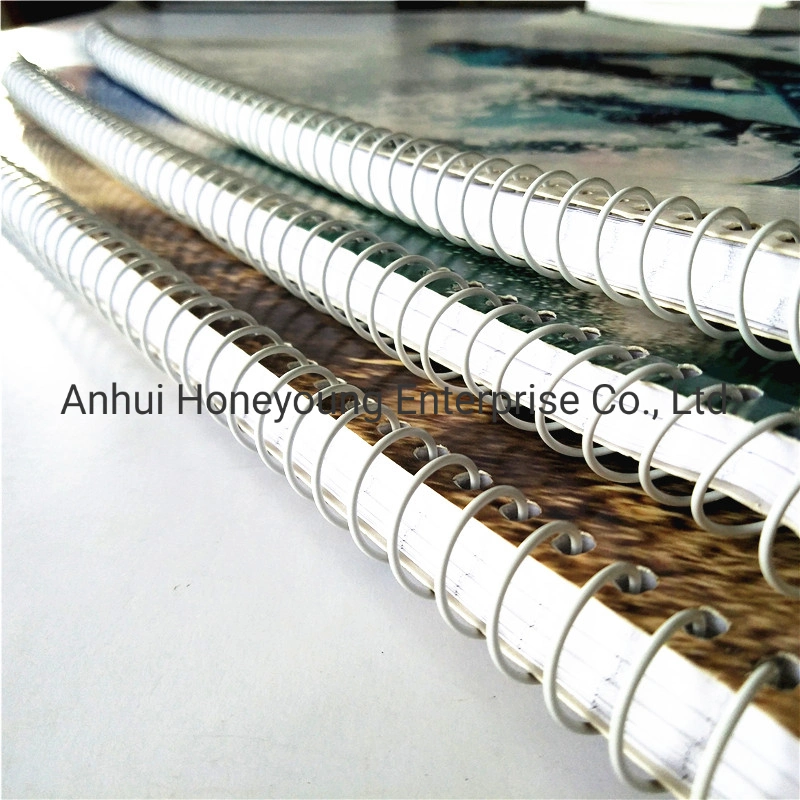 Custom Design Softcover Single Spiral Binding Spiral Notebook