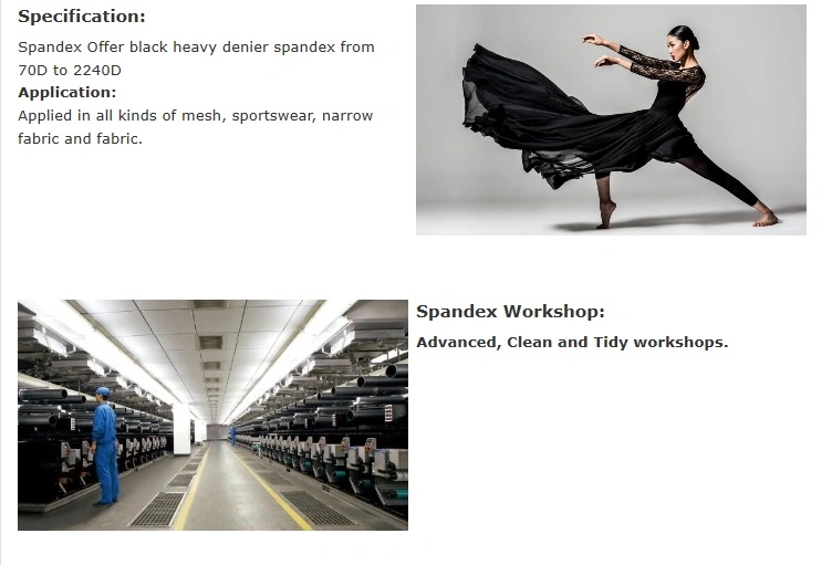 China Wholesale Nylon Spandex Covered Yarn Polyester Covered Spandex Yarn