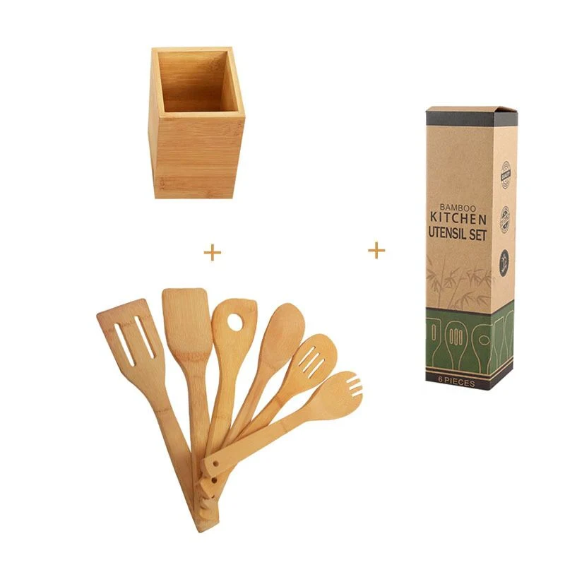 Cooking Tool Kitchenware Bamboo Kitchen Utensil Set