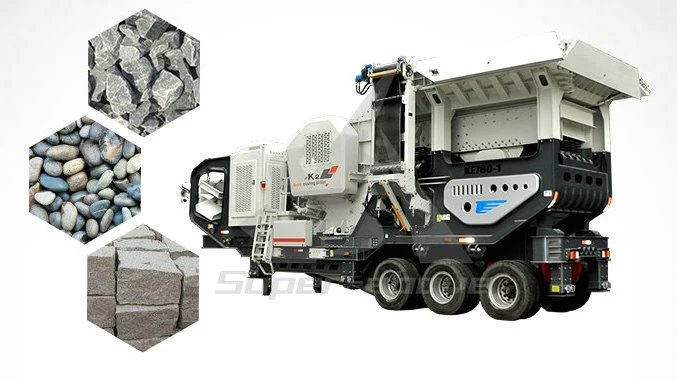 Mobile Crushing Machinery Mobile Cone Crusher with Wheels