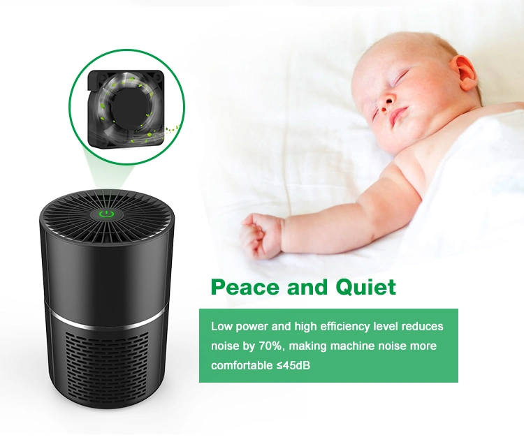 Smart Home Appliance Ionizer White Portable Air Purifier for Home