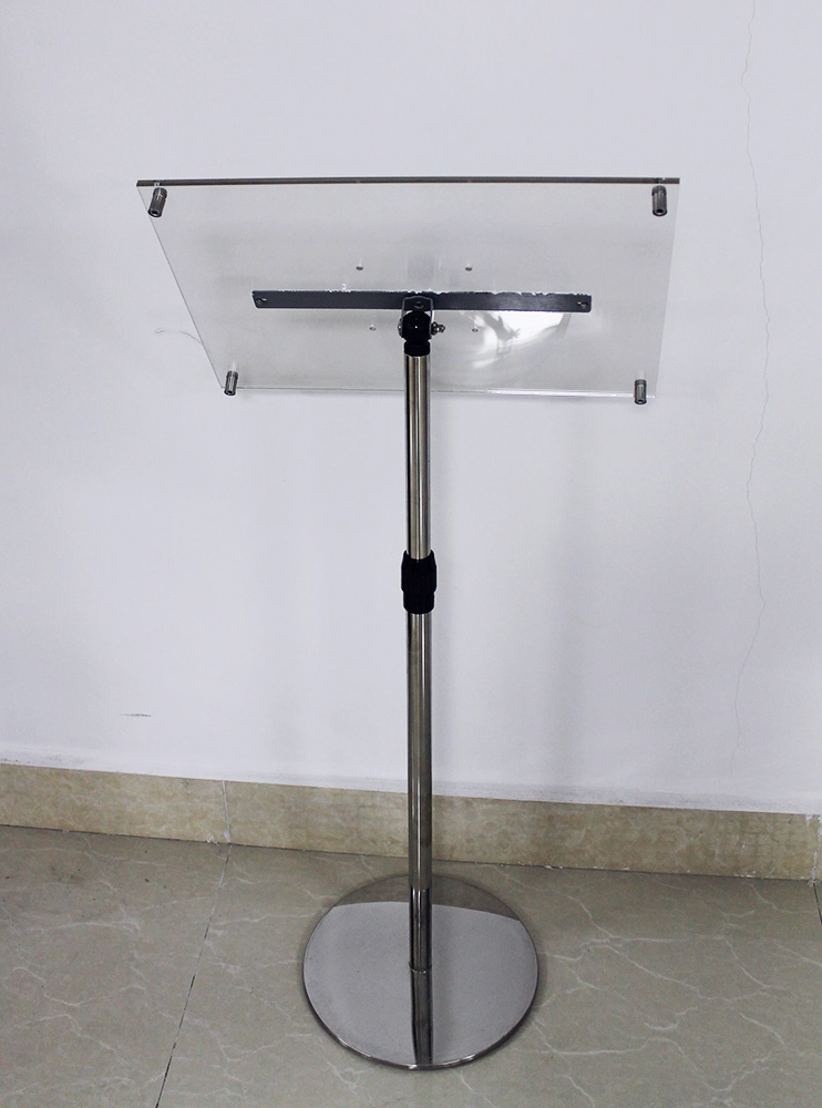 A3 Metal Floor Acrylic Brochure Sign Holder Display Stand